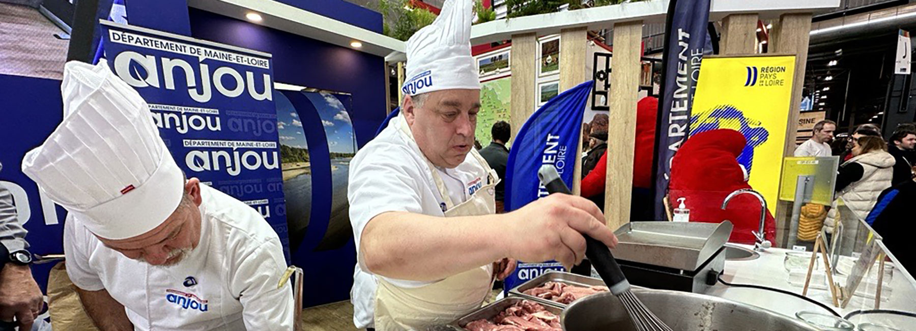 Chefs cuisiniers des collèges lors du Salon international de l'agriculture